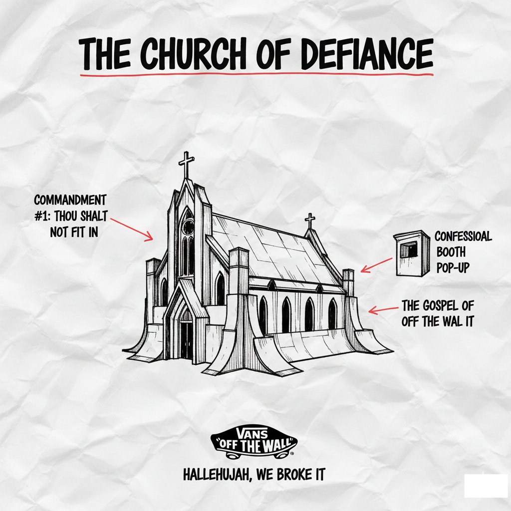 THE CHURCH OF DEFIANCE — Vans concept visual
