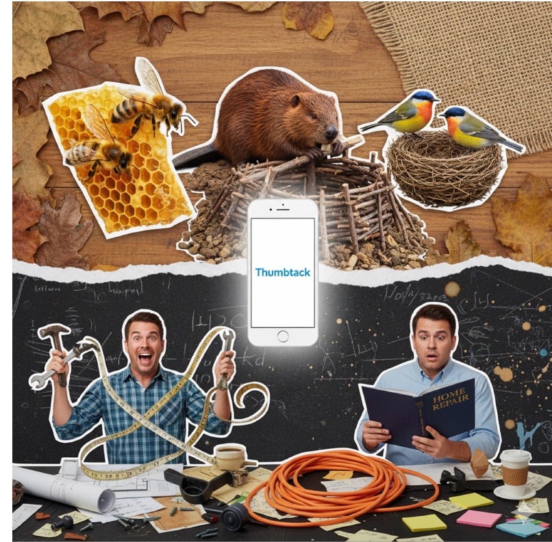 Instinct — Thumbtack concept visual