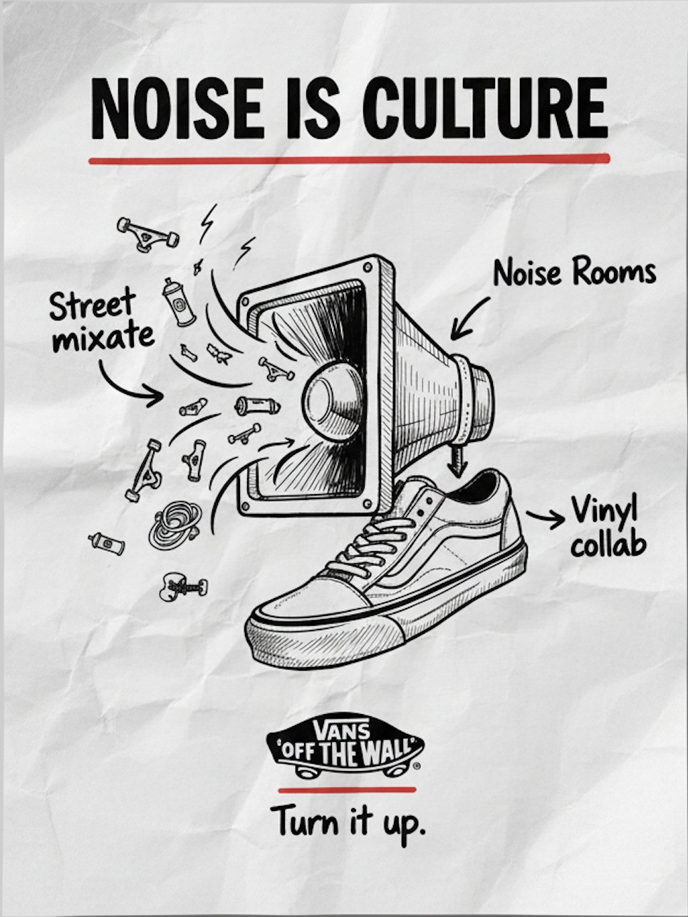 NOISE IS CULTURE — Vans concept visual